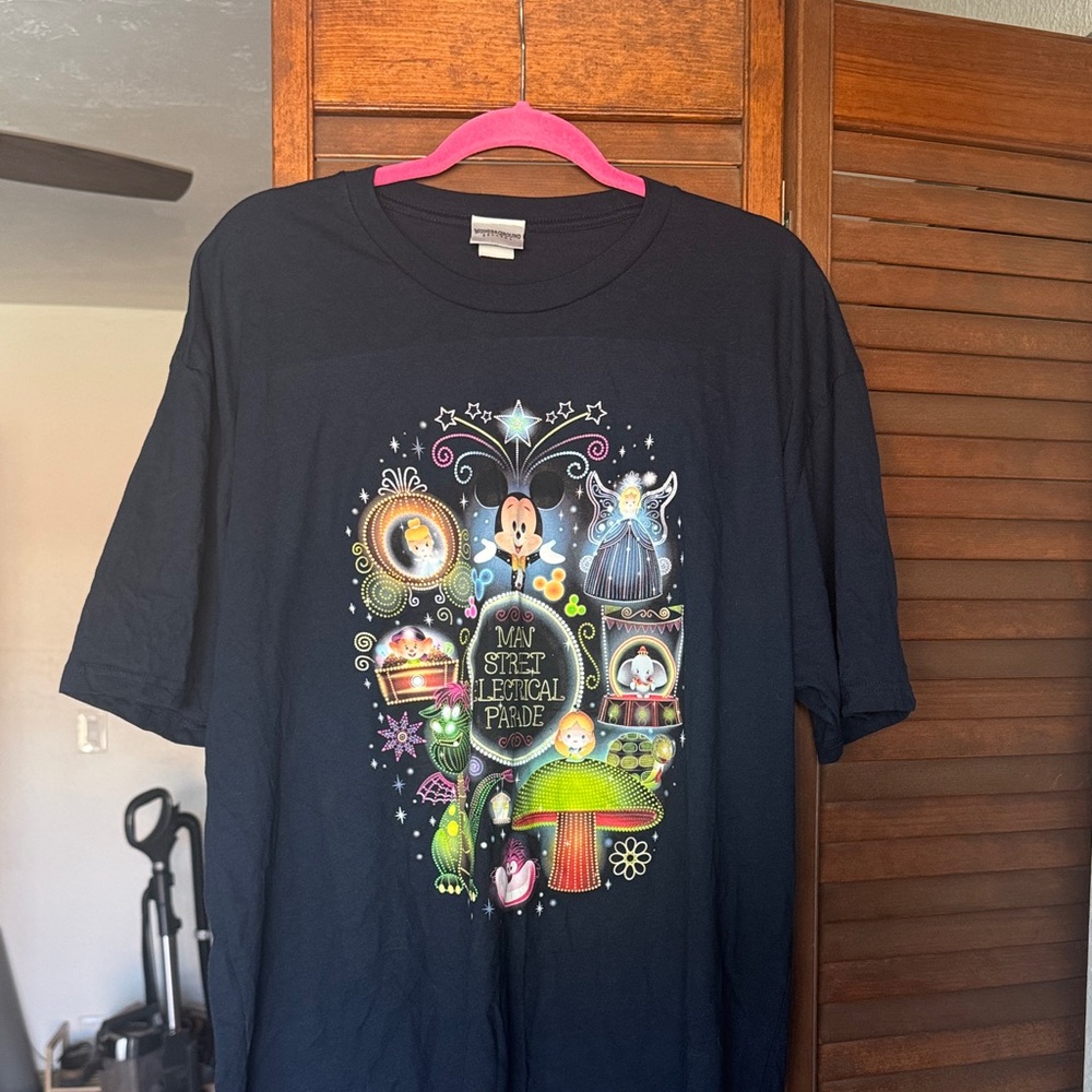 Disney Dark Navy Main Street Electrical Parade Tee